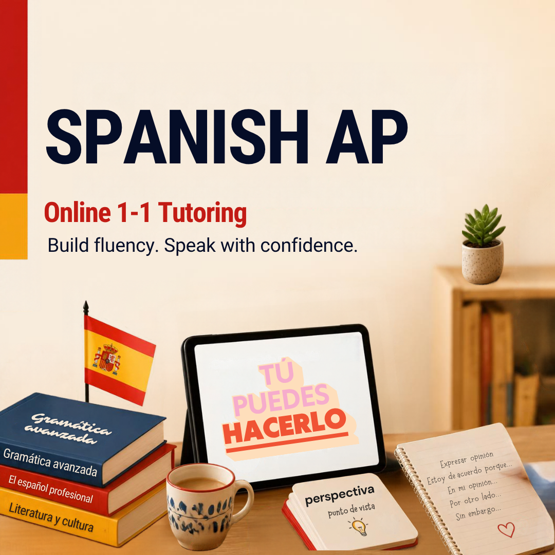 AP Spanish – Private Tutoring | 4-Session Bundle
