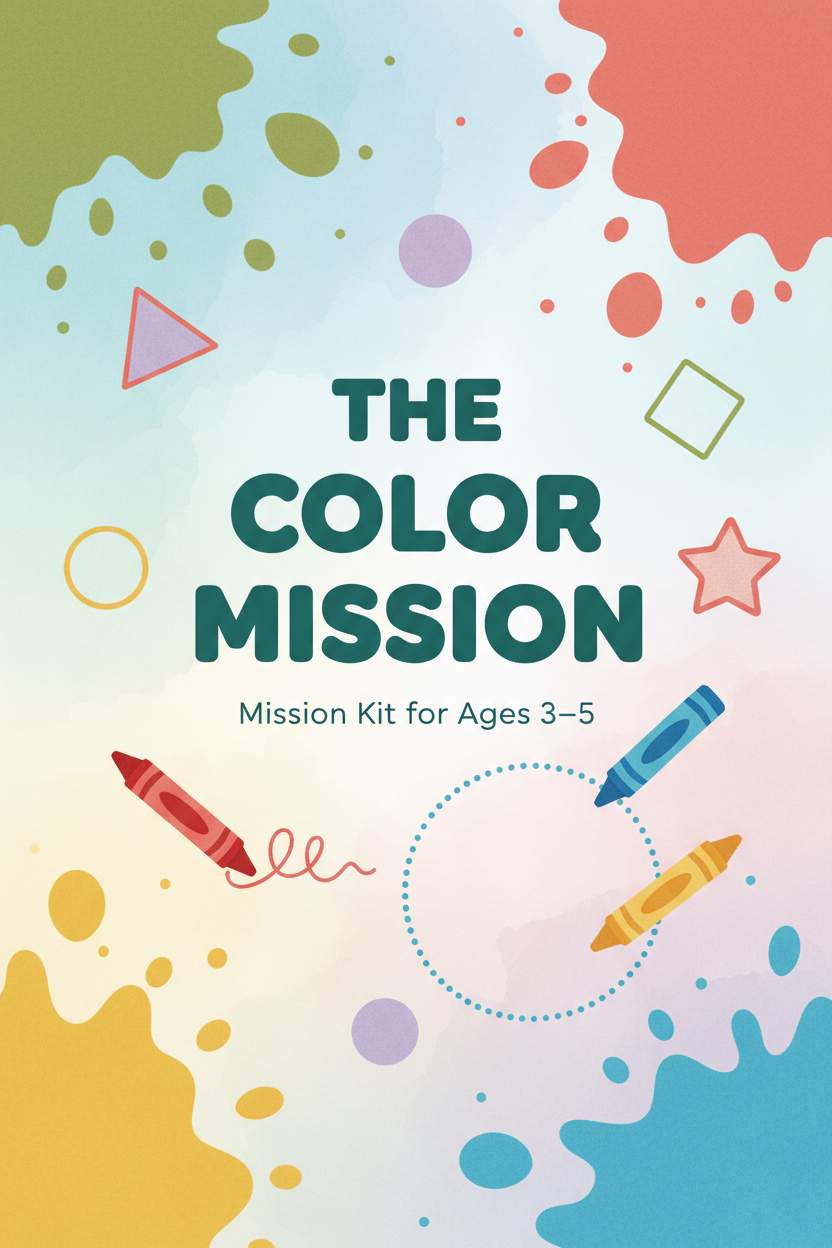 The Color Mission | Mission Kit for Ages 3–5