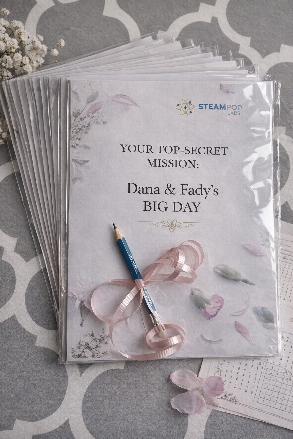 SteamPop Wedding Activity Kits for kids